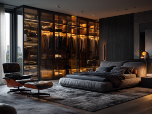 Floor-to-ceiling wardrobes