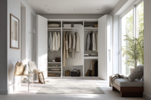 Modern bespoke wardrobe